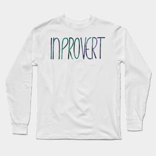 InPROvert - introvert 3 Long Sleeve T-Shirt